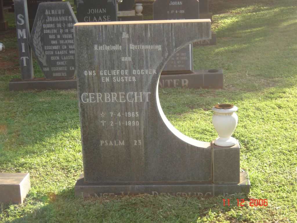 RENSBURG Gerbrecht, Janse van 1965-1990