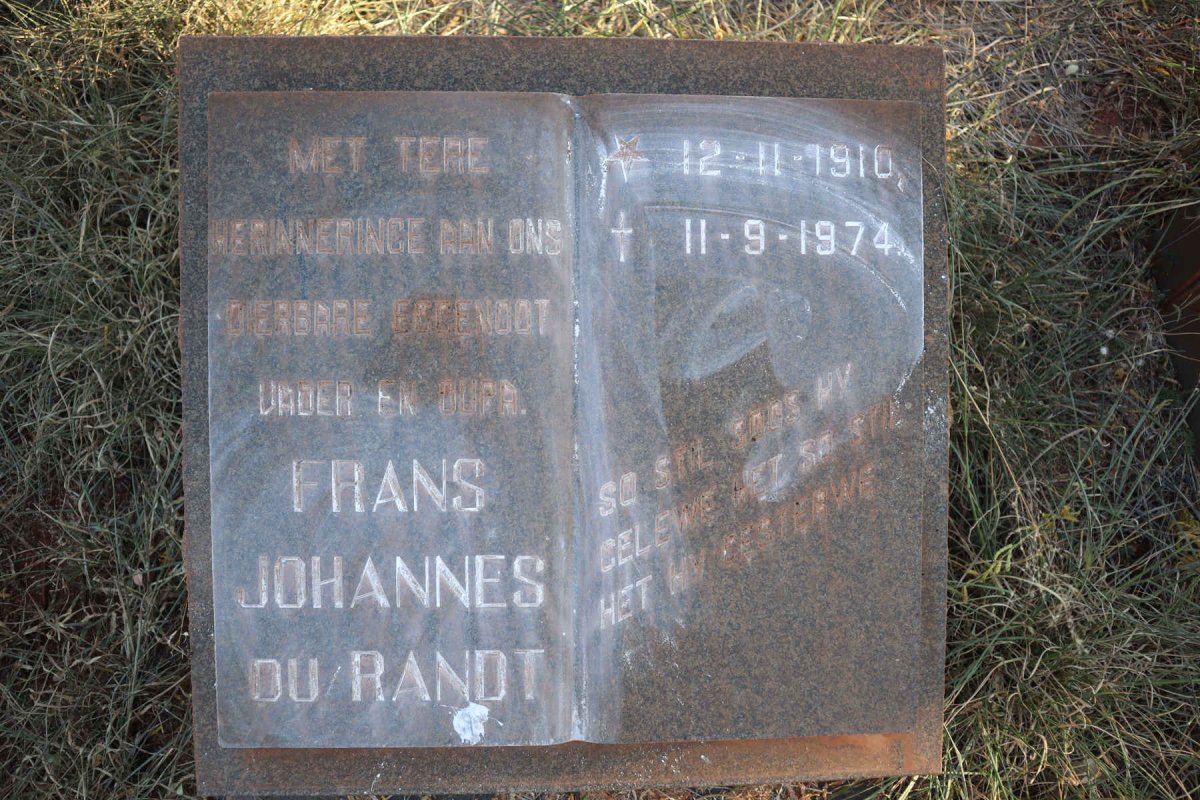RANDT Frans Johannes, du 1910-1974