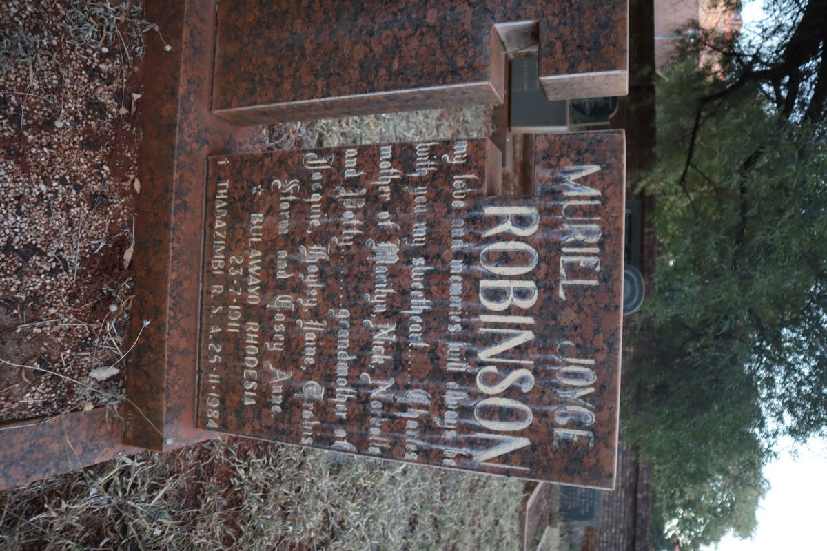 ROBINSON Muriel Joyce 1911-1984