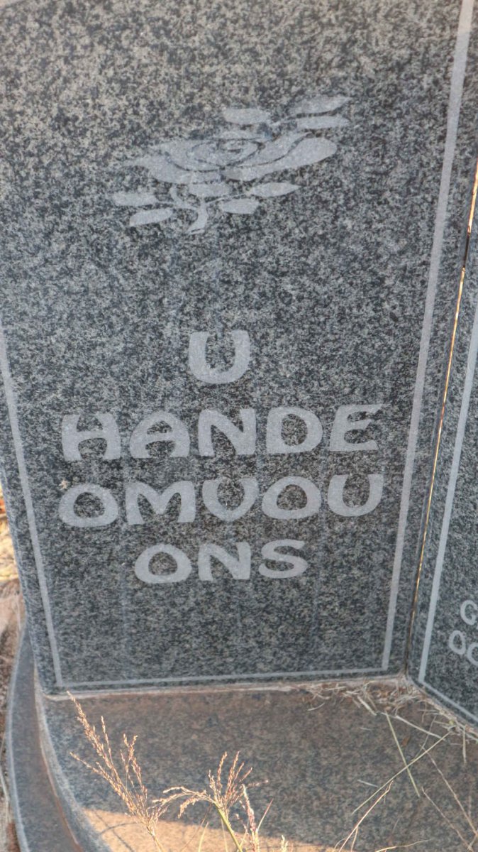 RENSBURG Oup, Janse van 1934-2013 &amp; Bettie 1940-