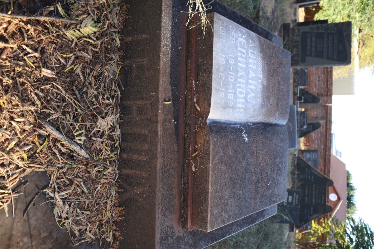 ROUX Abraham Gerhardus, le 1892-1974