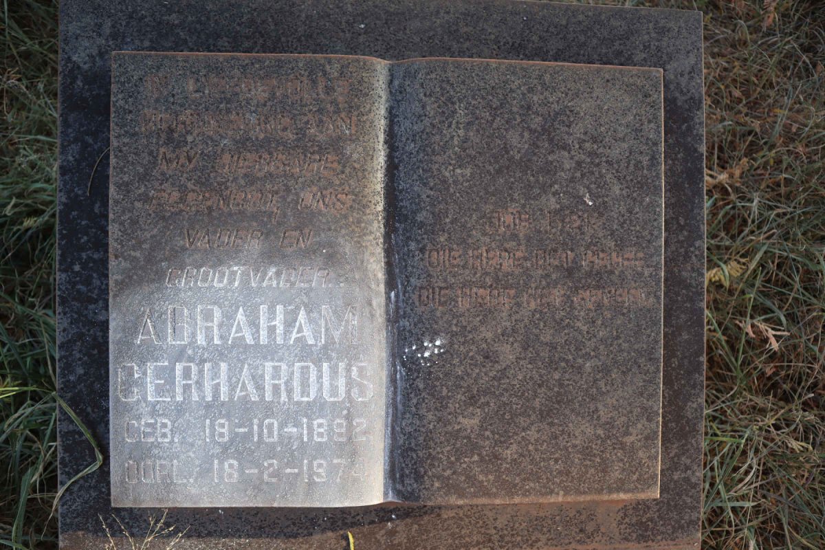 ROUX Abraham Gerhardus, le 1892-1974