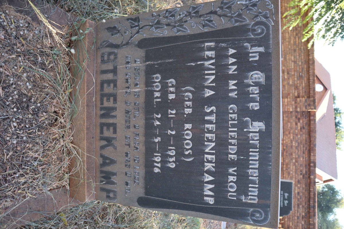 STEENEKAMP Levina nee ROOS 1939-1976