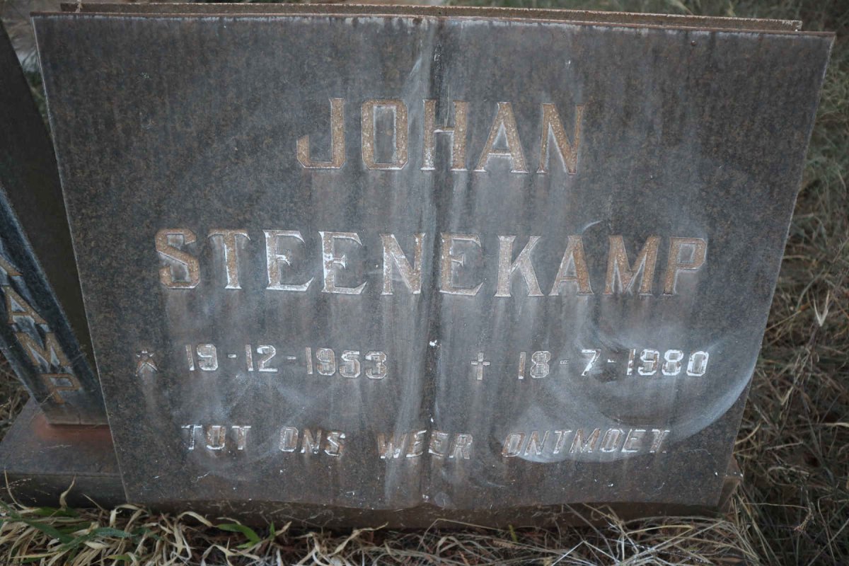 STEENEKAMP Johan 1953-1980