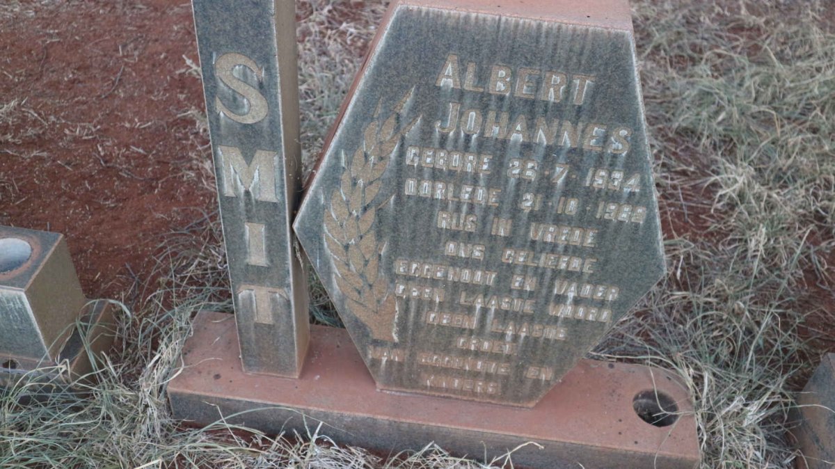 SMIT Albert Johannes 1934-1989