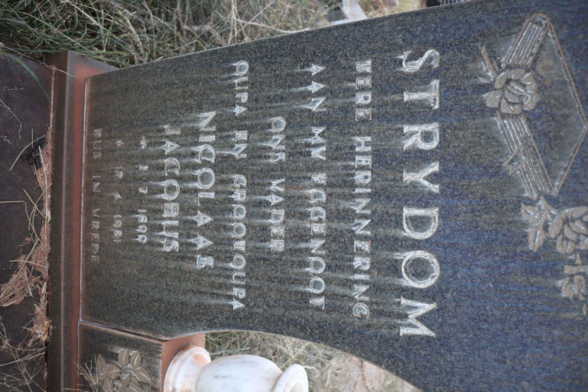 STRYDOM Nicolaas Jacobus 1899-1981
