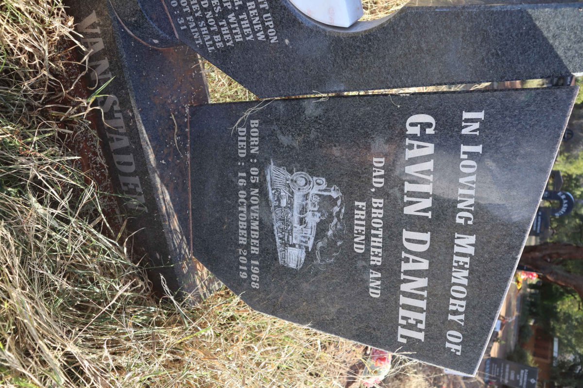 STADEN Gavin Daniel, van 1968-2019