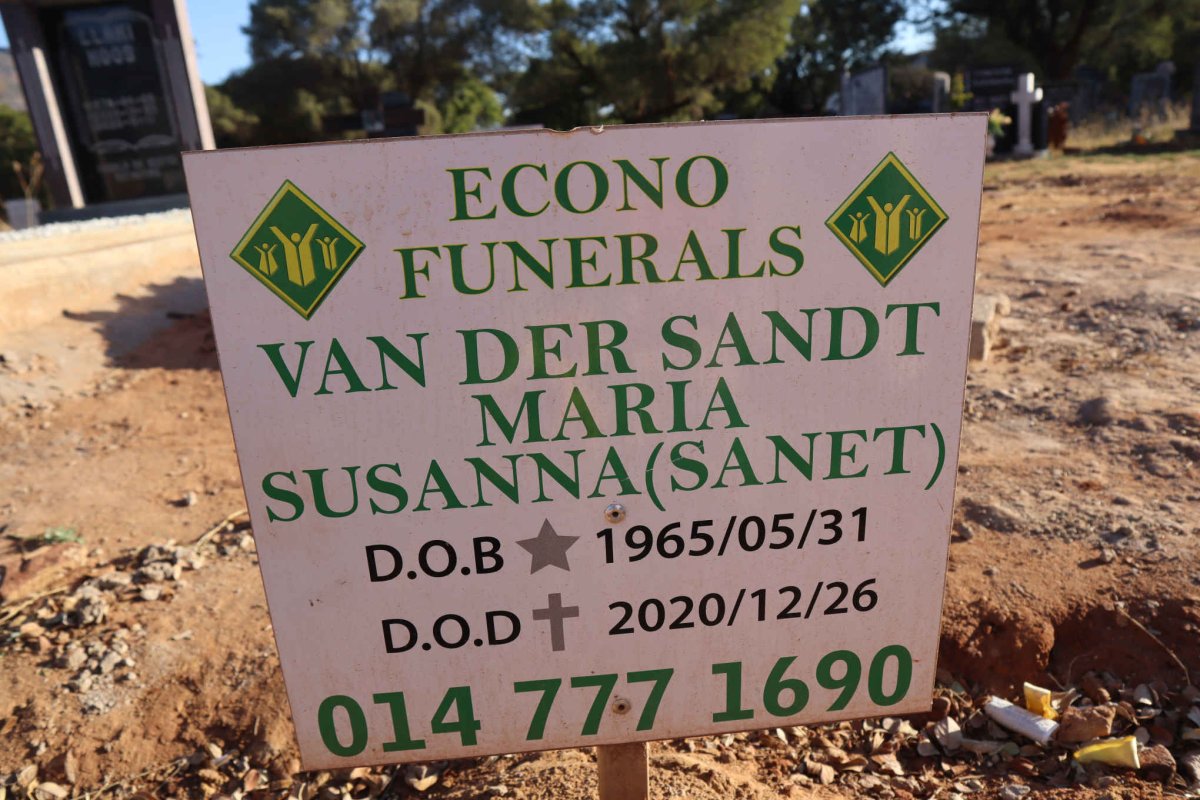 SANDT Maria Susanna, van der 1965-2020