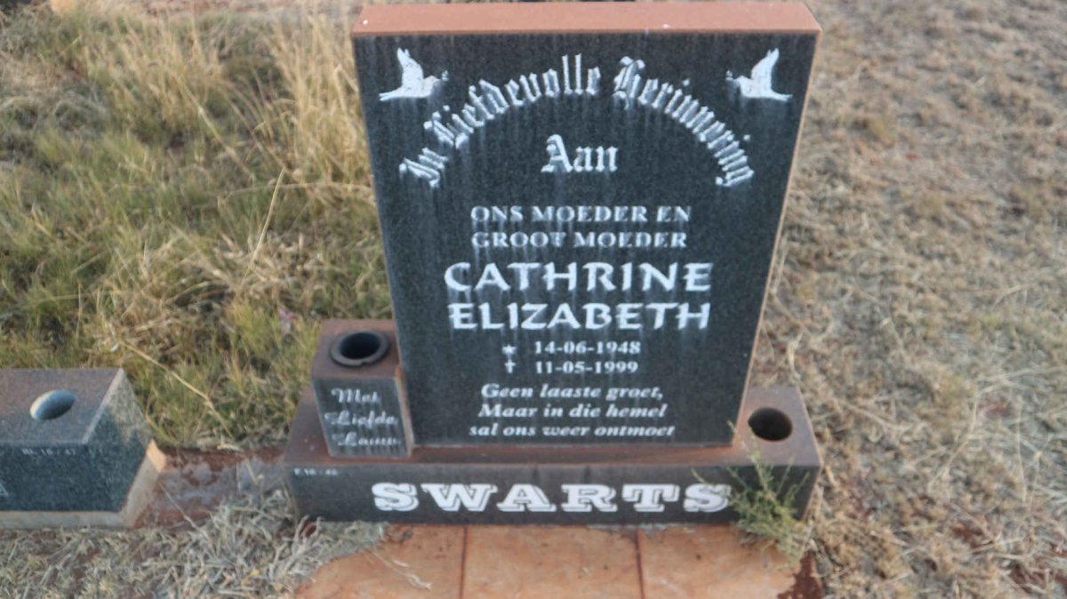 SWARTS Cathrine Elizabeth 1948-1999