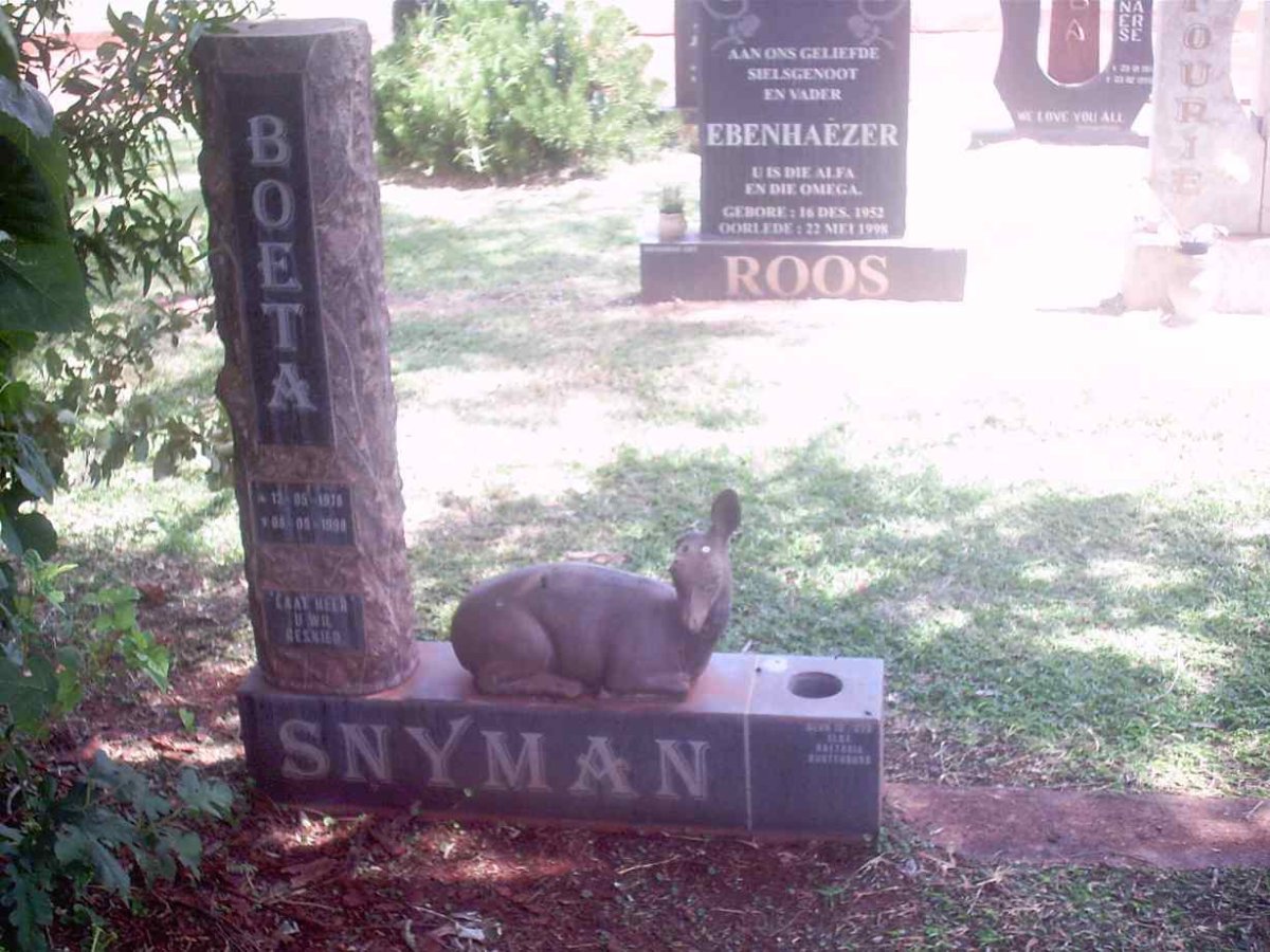 SNYMAN Boeta 19??-199?