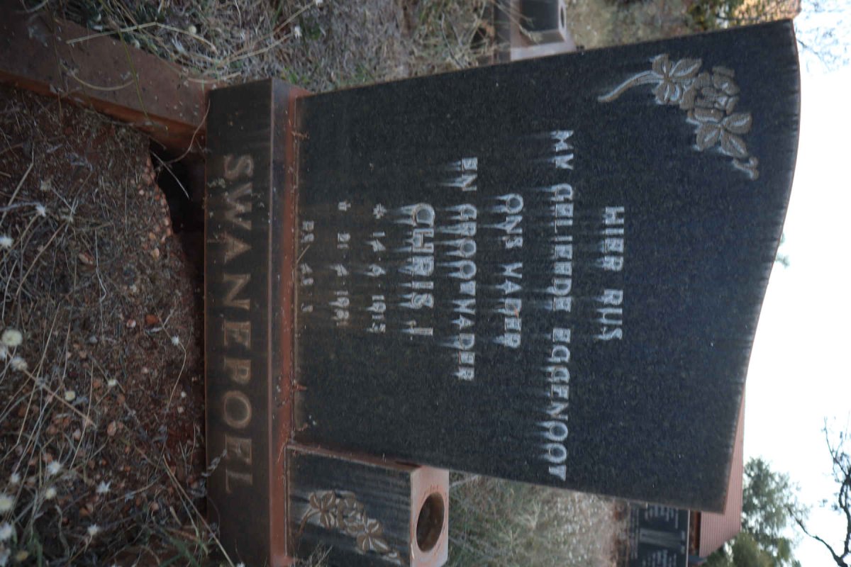 SWANEPOEL Chris J. 1915-1981