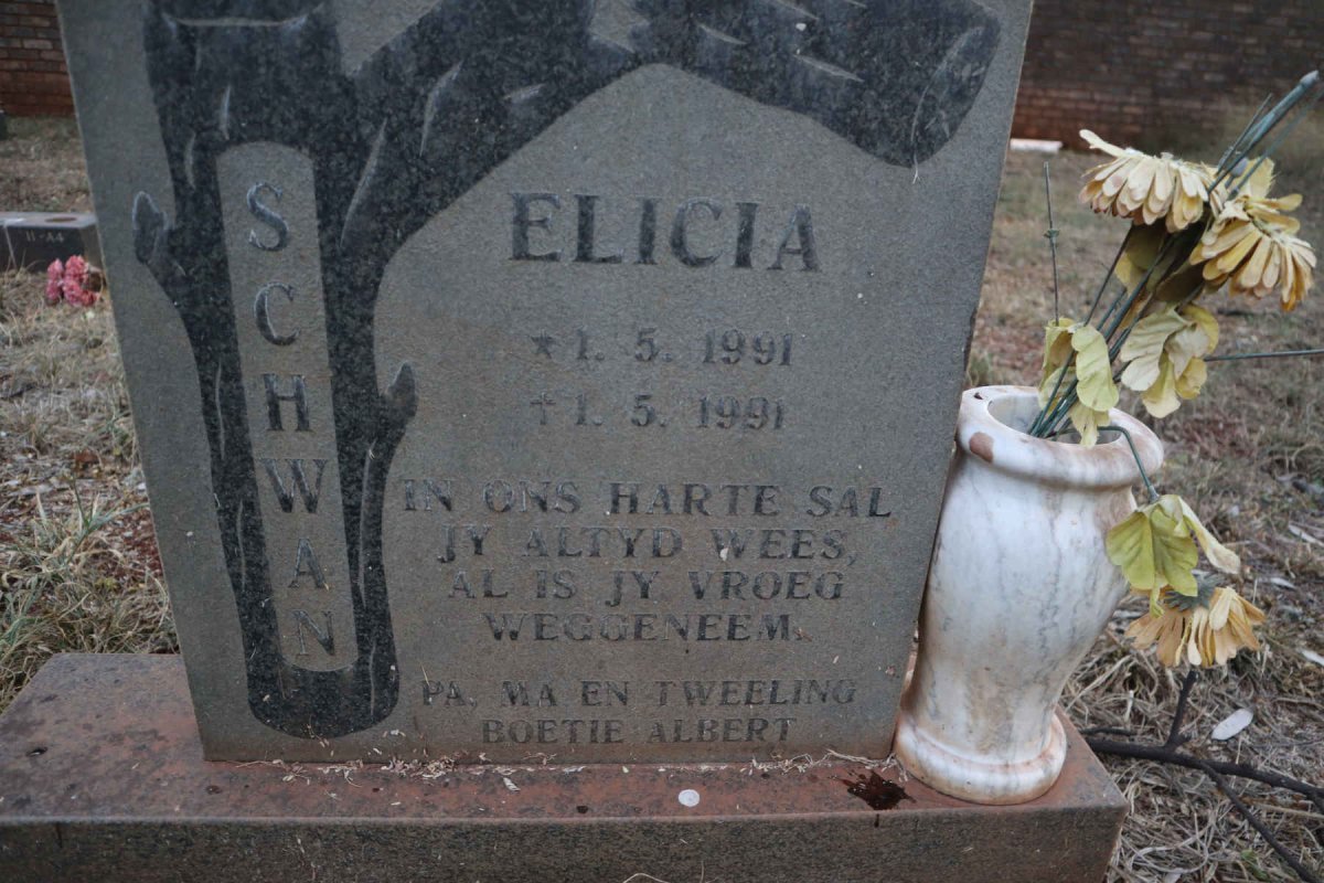 SCHWAN Elicia 1991-1991