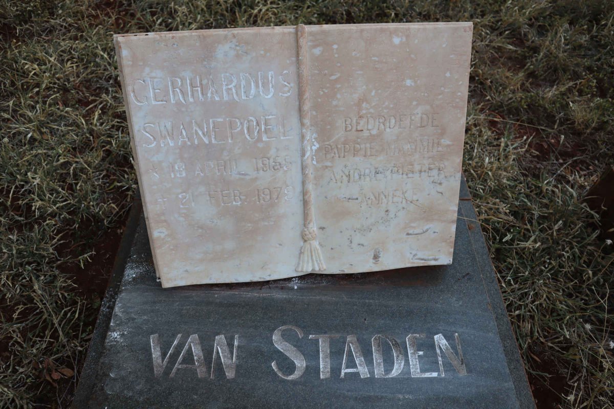 STADEN Gerhardus Swanepoel, van 1958-1979