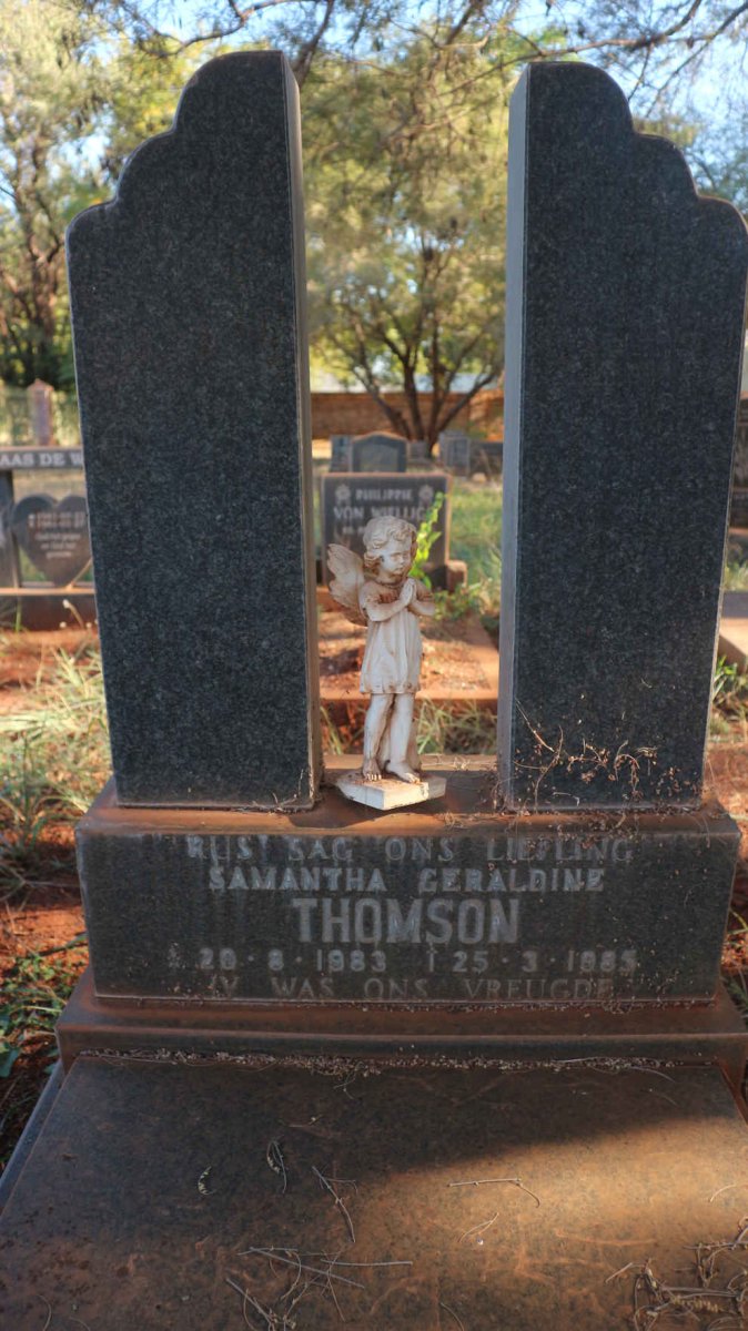 THOMSON Samantha Geraldine 1983-1985