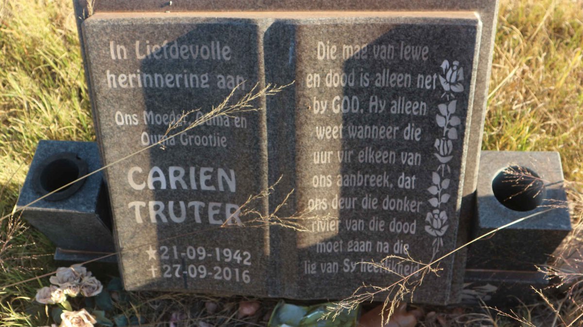 TRUTER Carien 1942-2016