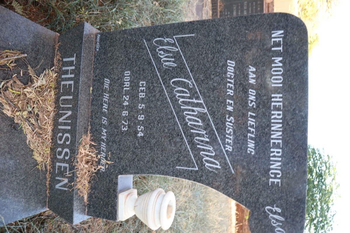 THEUNISSEN Elsie Catharina 1954-1973