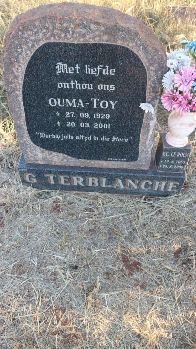 TERBLANCHE G. 1929-2001