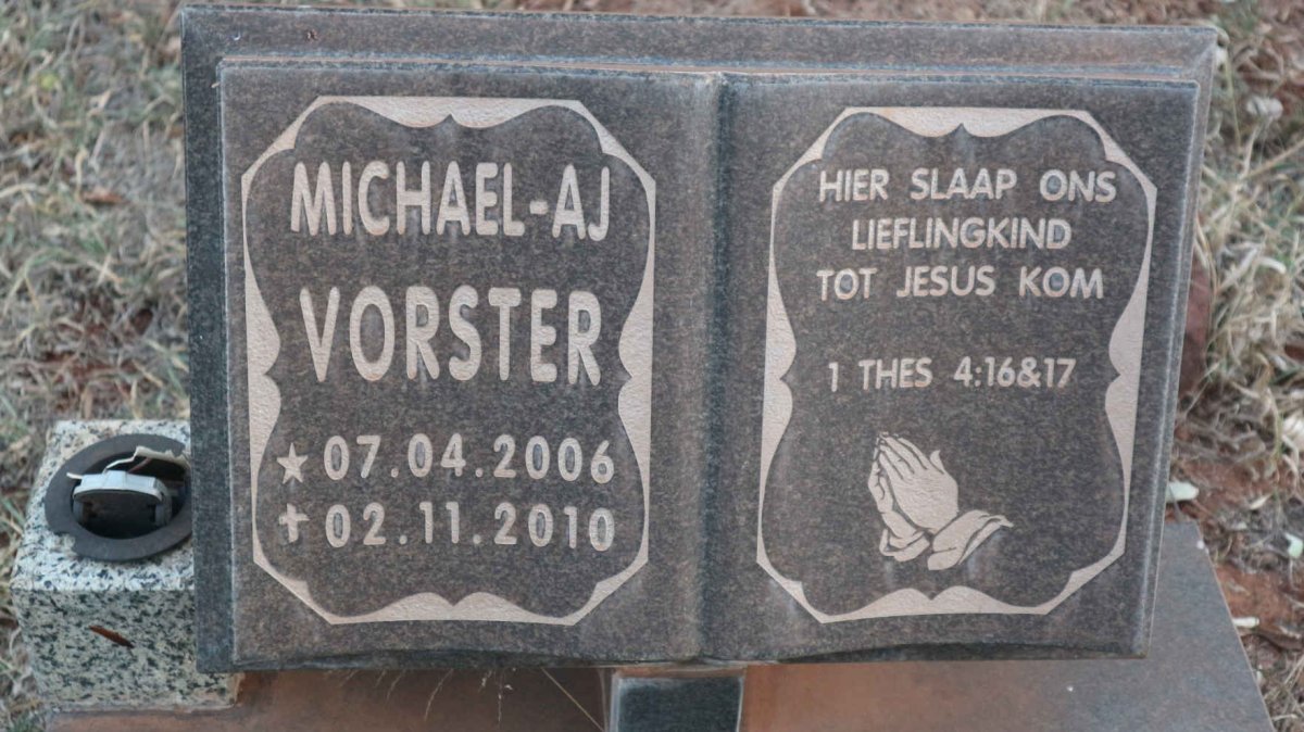 VORSTER Michael AJ 2006-2010