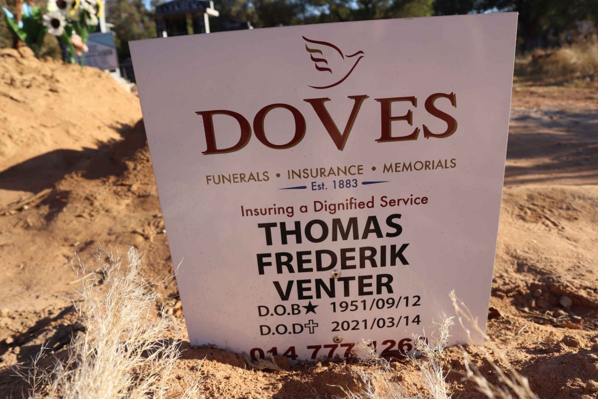 VENTER Thomas Frederik 1951-2021