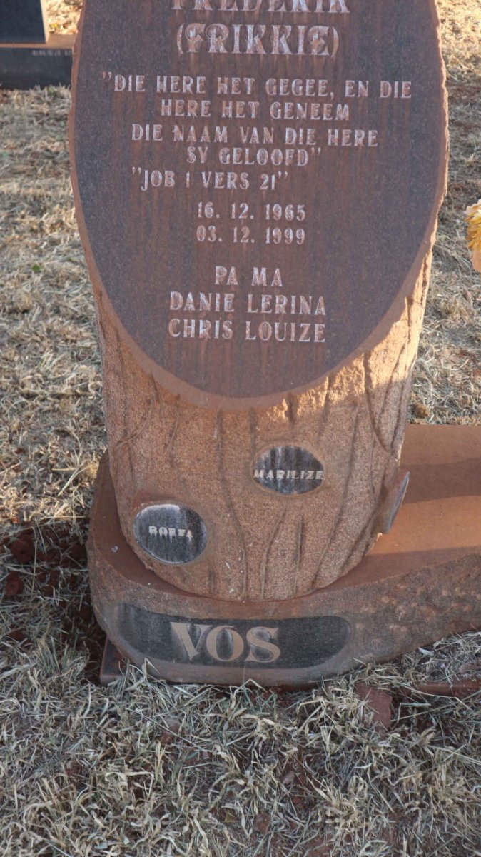 VOS Daniel Frederik 1965-1999
