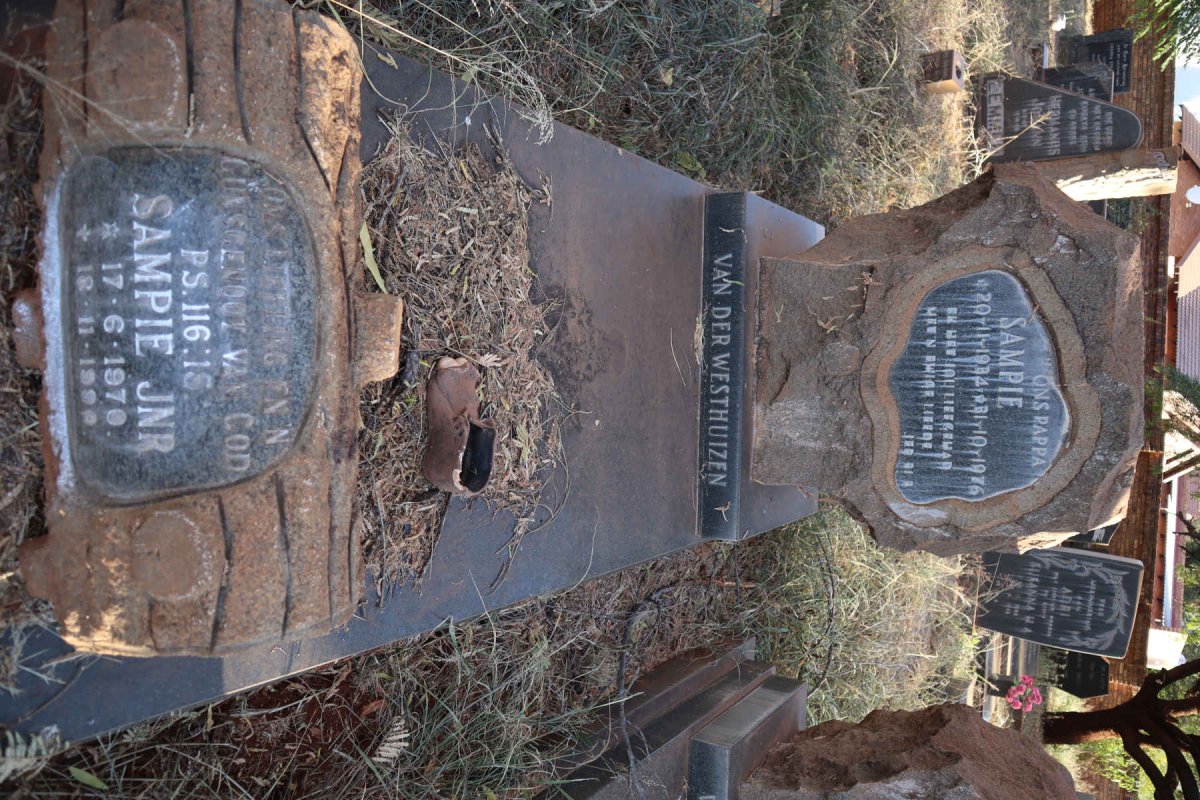 WESTHUIZEN Sampie, van der 1934-1976 :: VAN DER WESTHUIZEN Sampie 1970-1990