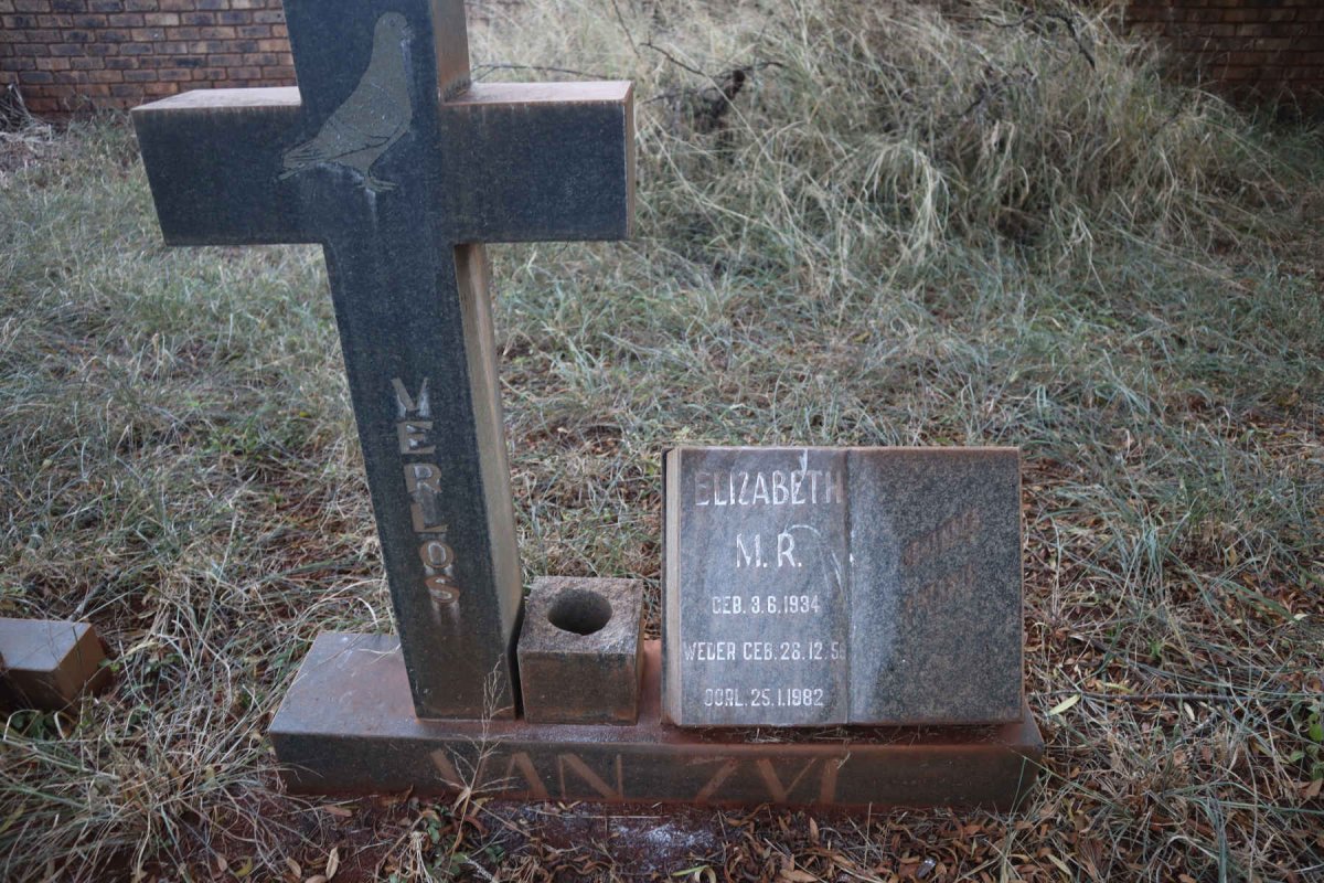 ZYL Elizabeth M.R., van nee WEDER 1934-1982