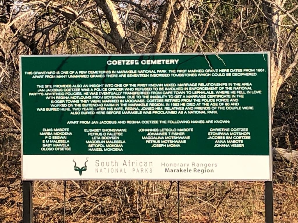 1. Coetzee cemetery