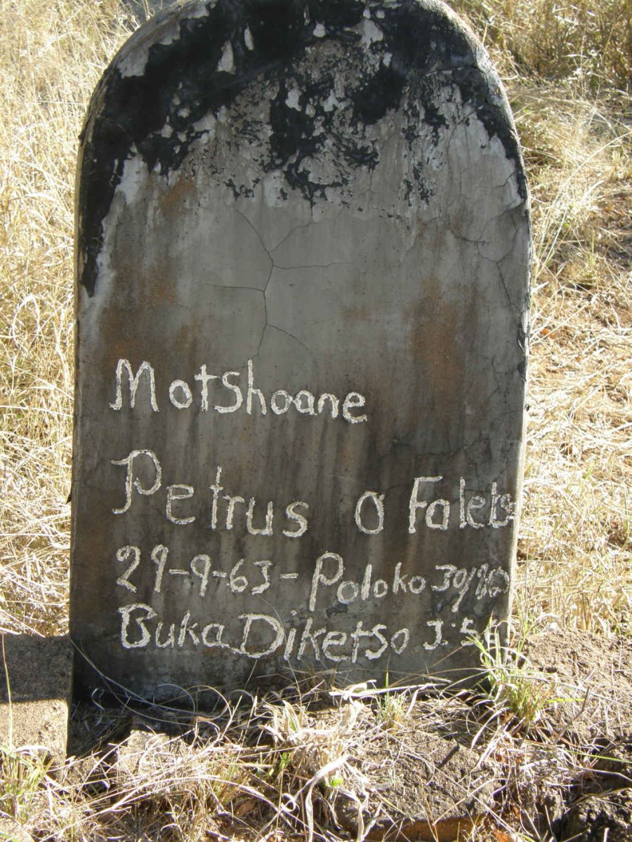 MOTSHWANE Petrus -1963