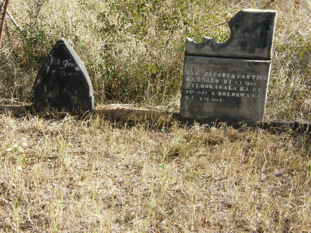 COETZEE Jan Jacobus 1903-1983 &amp; Regina