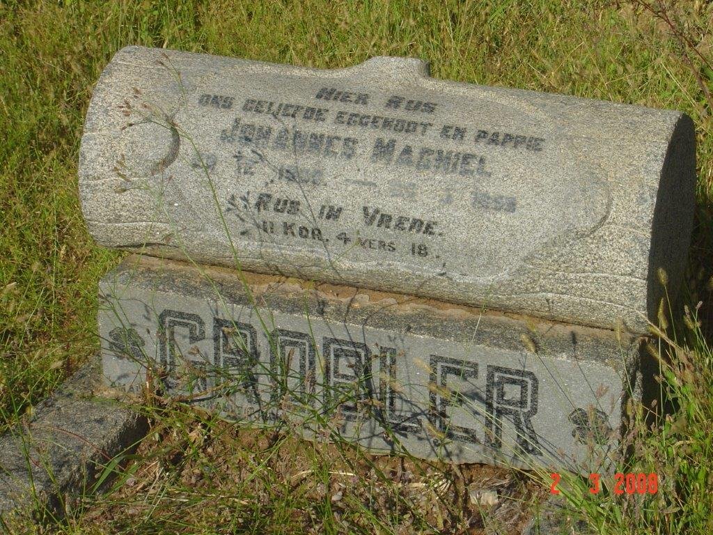 GROBLER Johannes Machiel 1930-1959