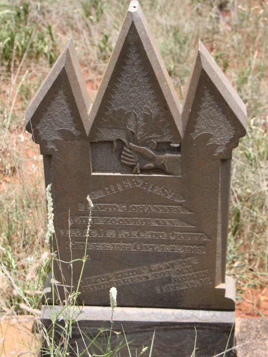 PREEZ David Johannes, du 1922-1923
