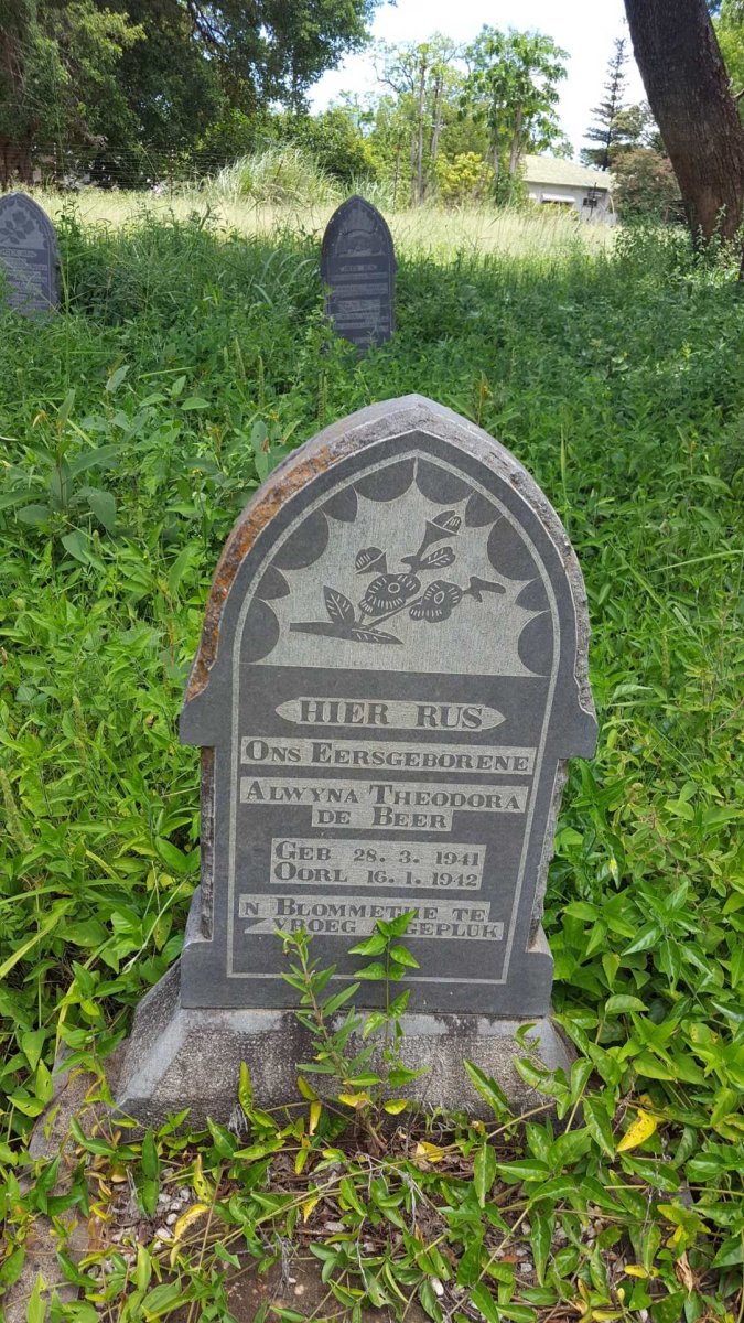 BEER Alwyna Theodora, de 1941-1942