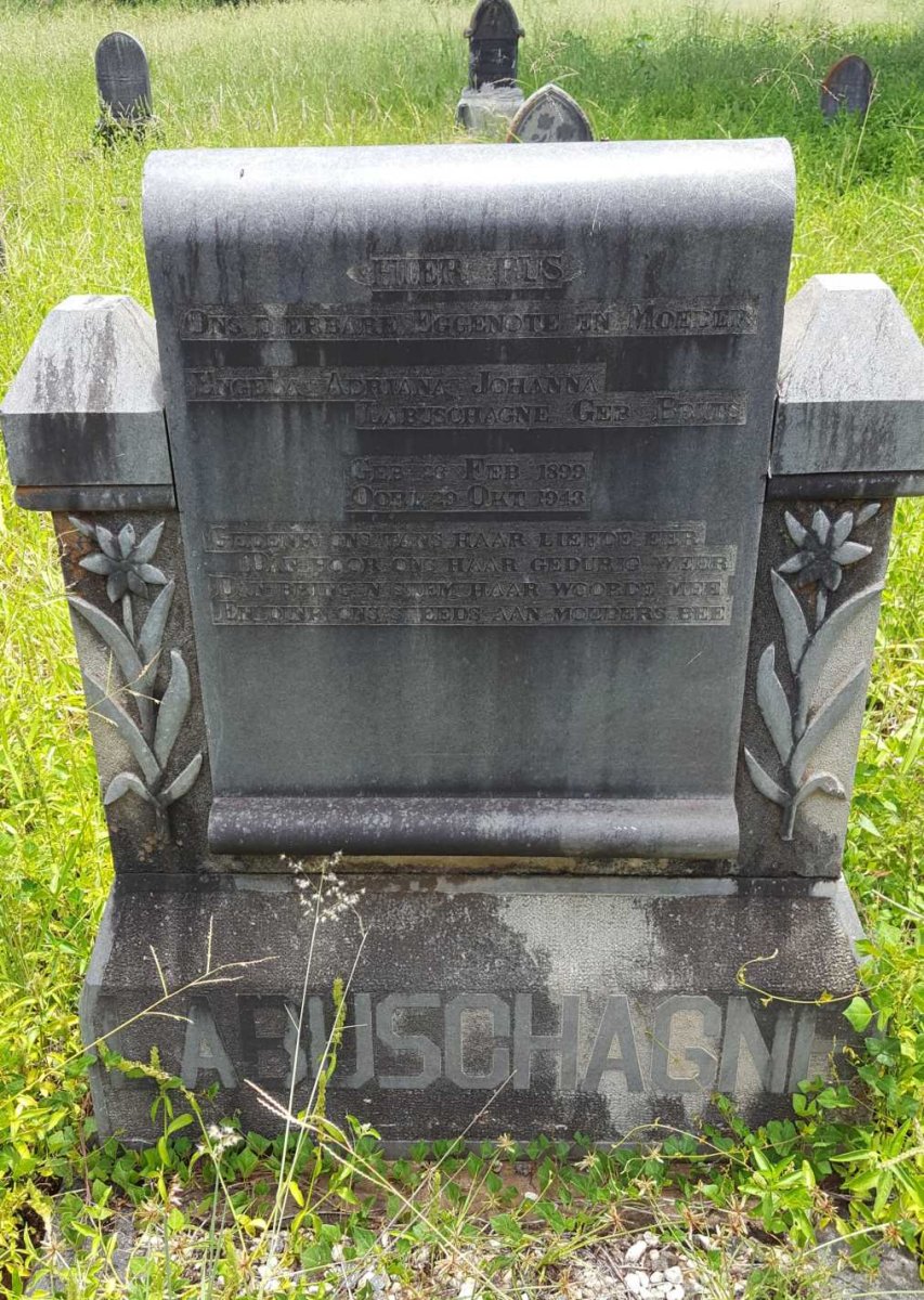 LABUSCHAGNE Engela Adriana Johanna nee BRITS 1899-1943