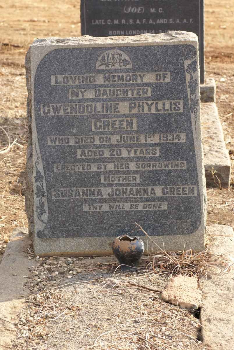 GREEN Gwendoline Phyllis  -1934