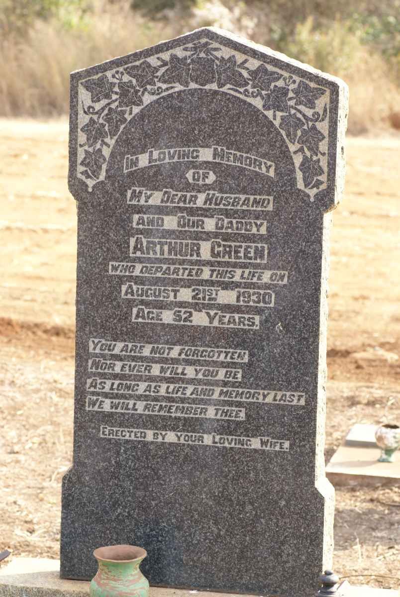 GREEN Arthur -1930