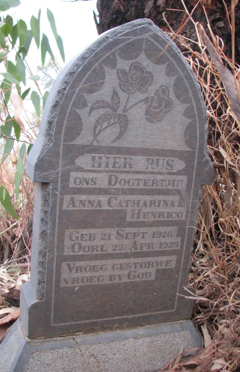 HENRICO Anna Catharina 1926-1929