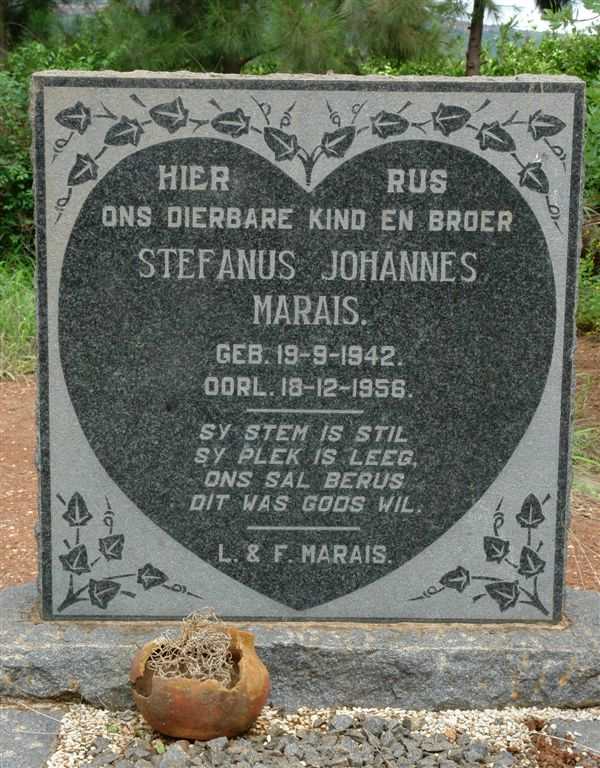 MARAIS Stefanus Johannes 1942-1956