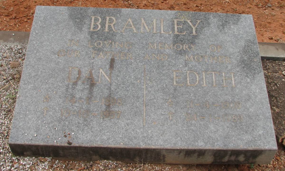 BRAMLEY Dan ?-1957 &amp; Edith ?-1989