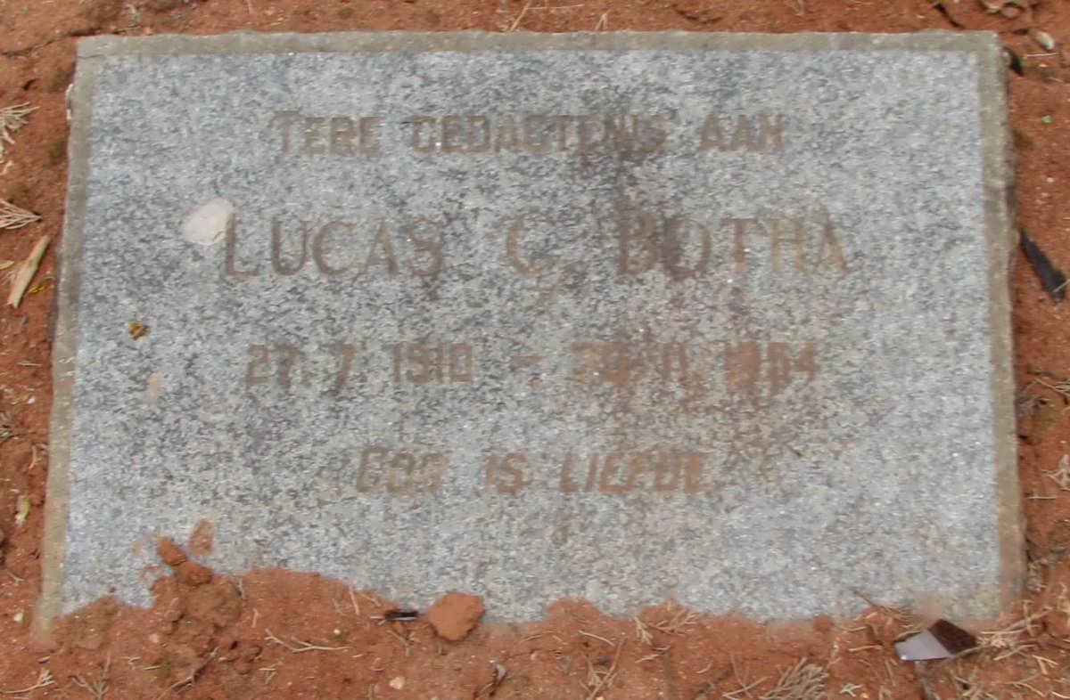 BOTHA Lucas C. 1910-1954