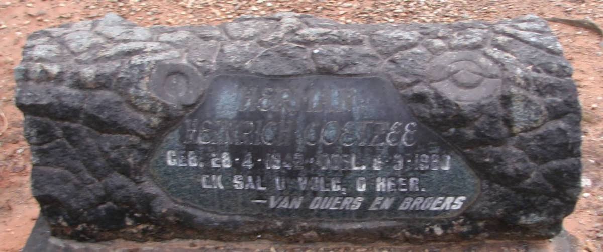 COETZEE ? Heinrich 1942-196?
