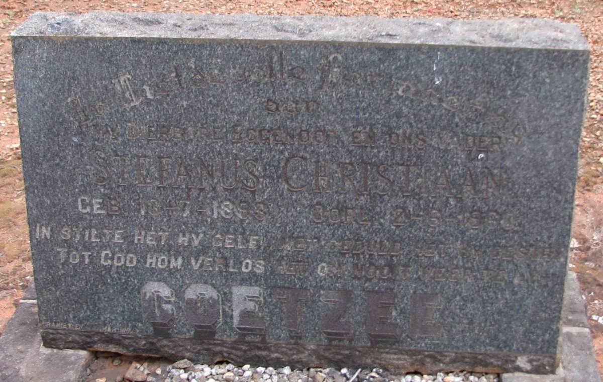 COETZEE Stefanus Christiaan 189?-196?