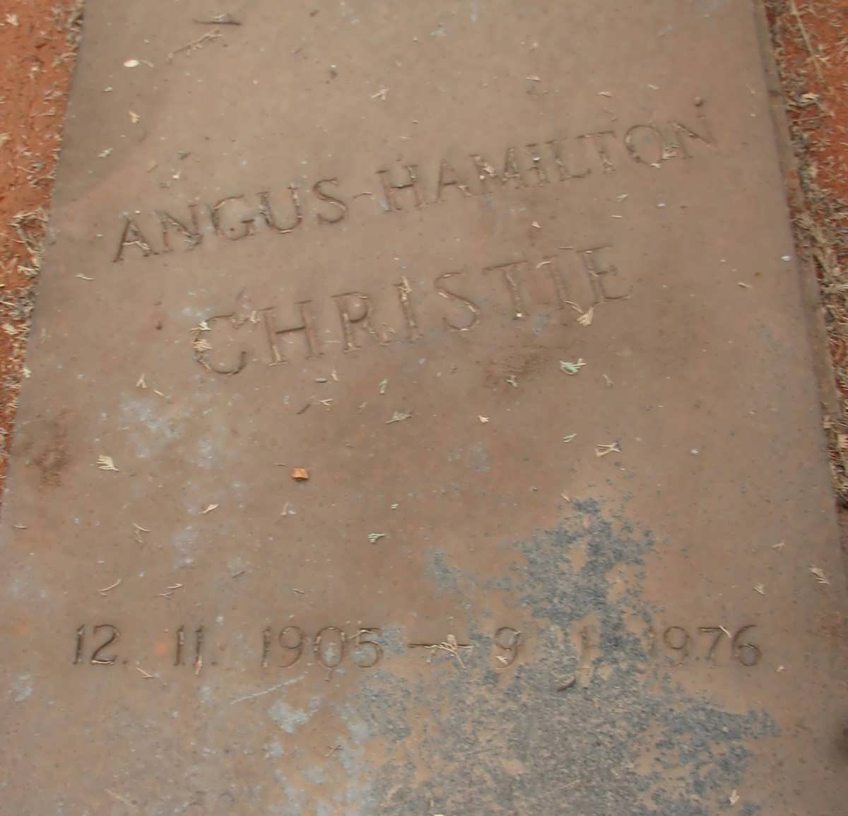 CHRISTIE Angus Hamilton 1905-1976