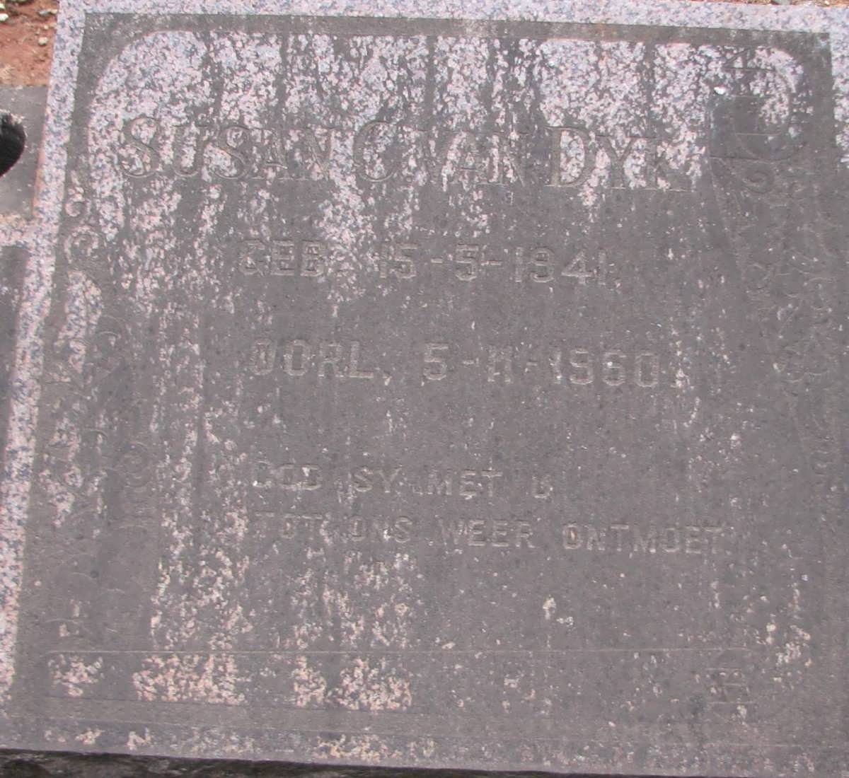 DYK Susan C., van 1941-1940
