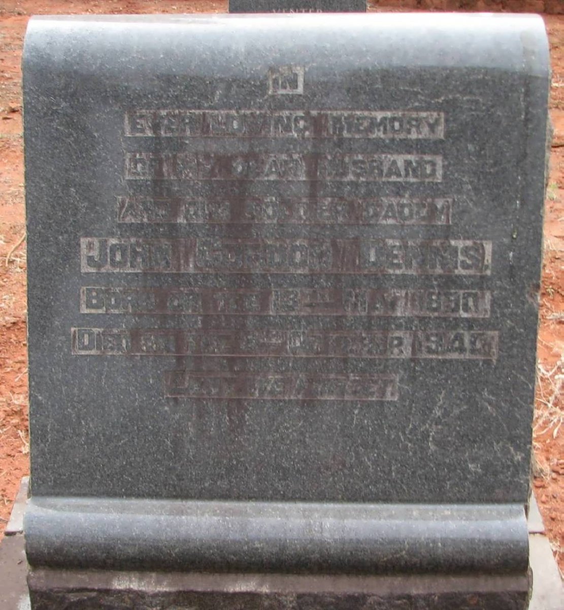 DENNIS John Gordon 1880-1940