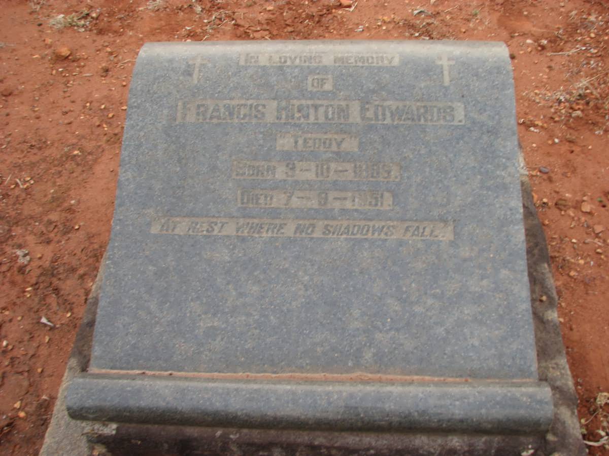 EDWARDS Francis Hinton 1889-1951