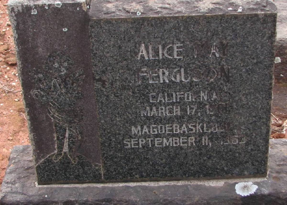 FERGUSON Alice ?-19?3