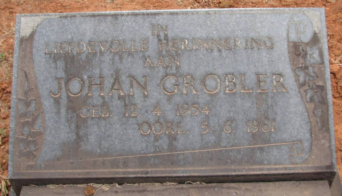 GROBLER Johan 1954-1961