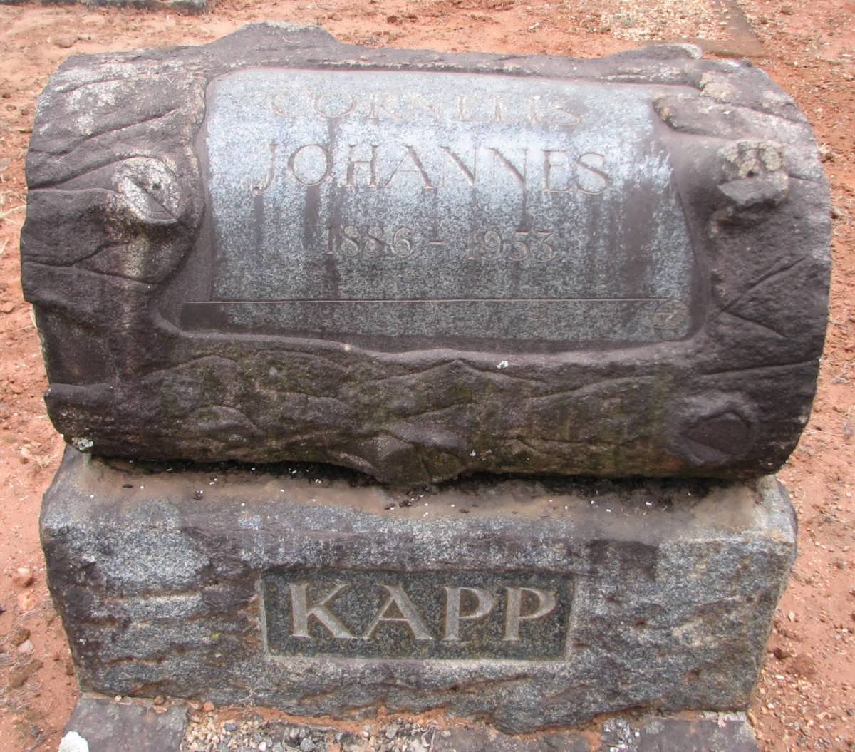 KAPP Cornelius Johannes 1886-1953