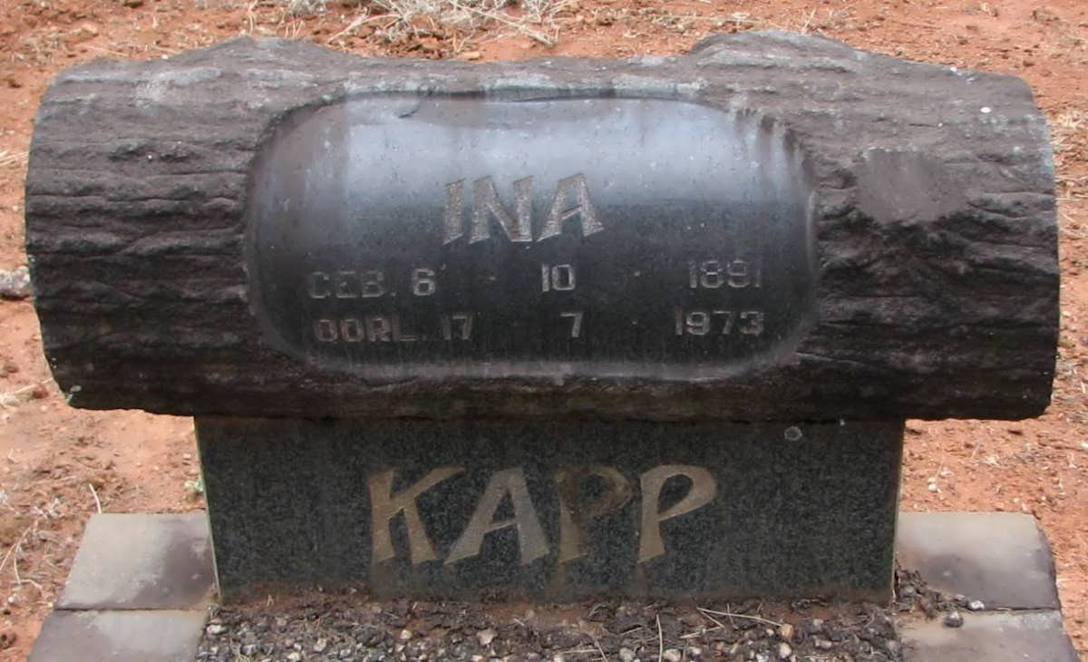 KAPP Ina 1891-1973