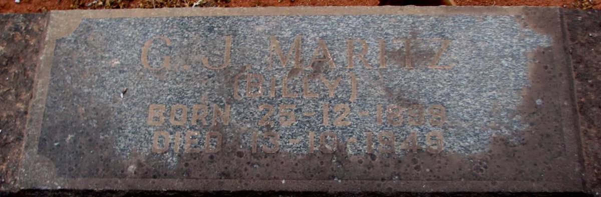 MARITZ G.J. 18?9-1946